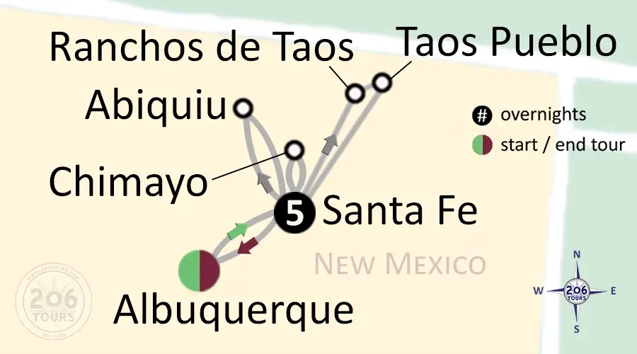 pilgrimage map