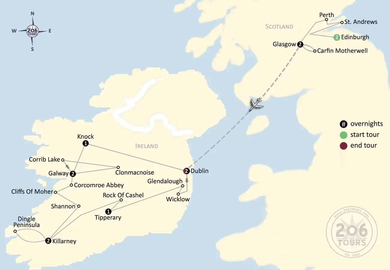 pilgrimage map