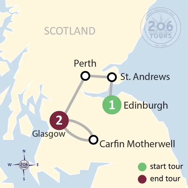 pilgrimage map