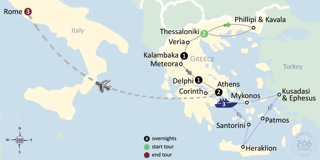 pilgrimage map