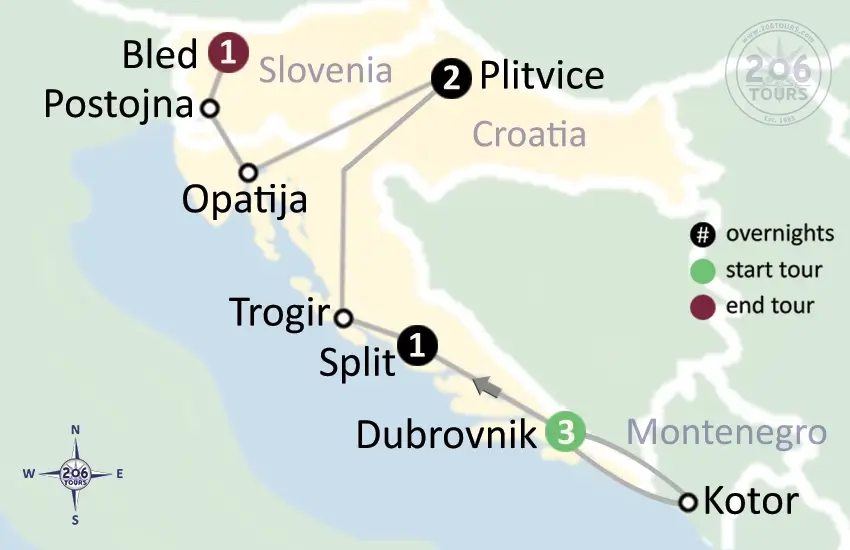 pilgrimage map