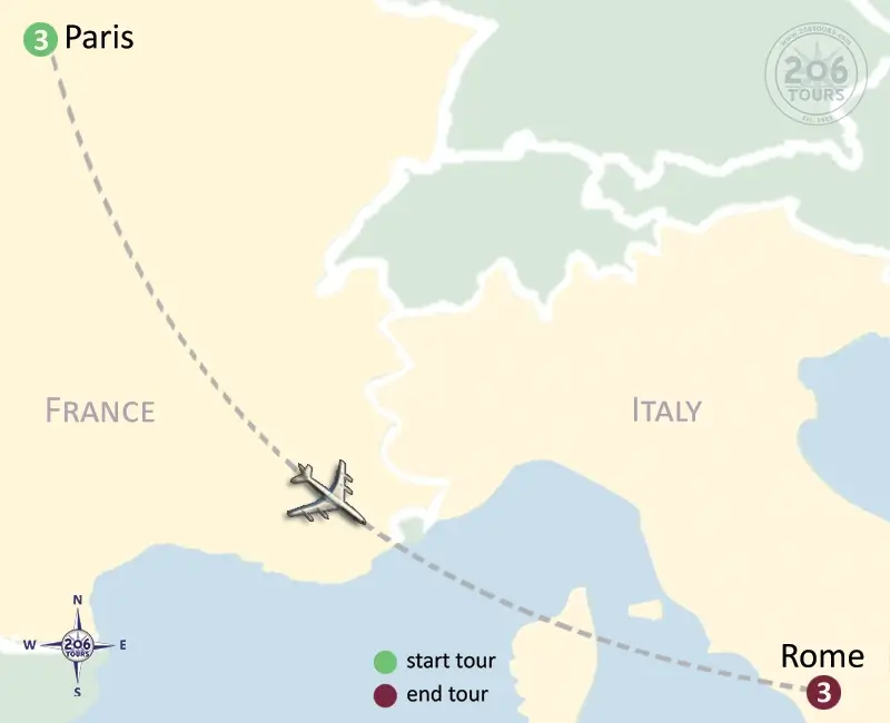 pilgrimage map