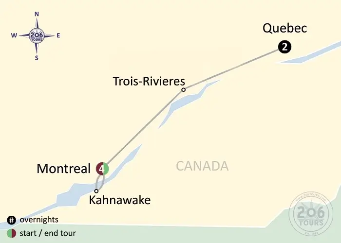 pilgrimage map