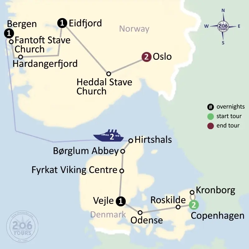 pilgrimage map