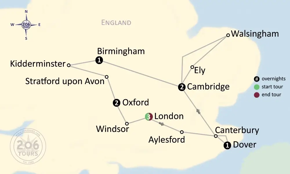 pilgrimage map