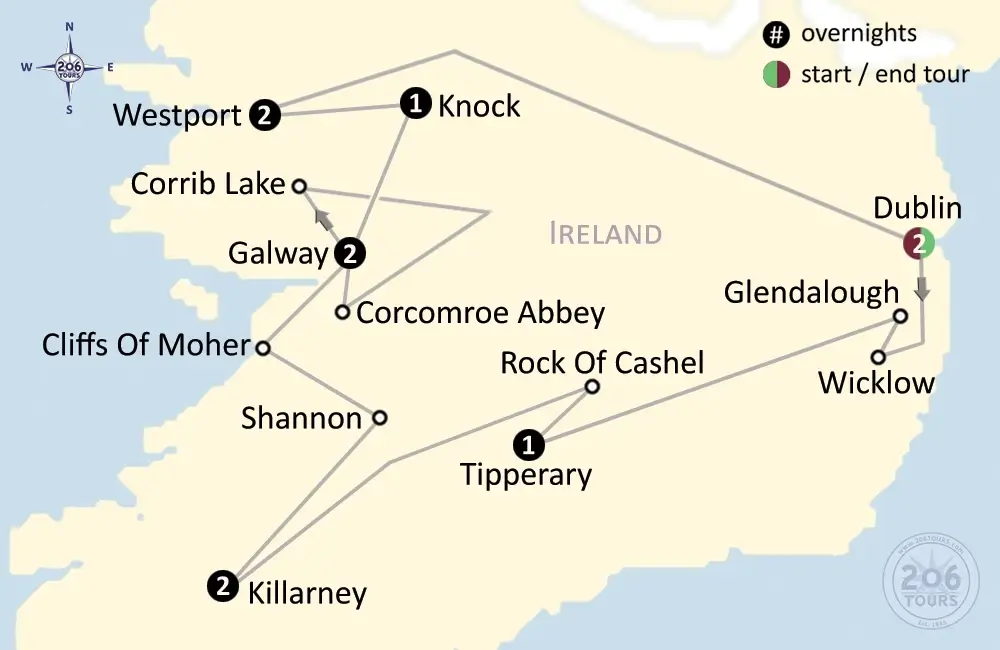 pilgrimage map