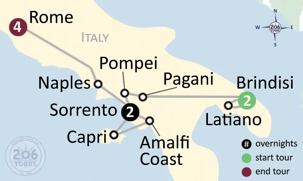 pilgrimage map