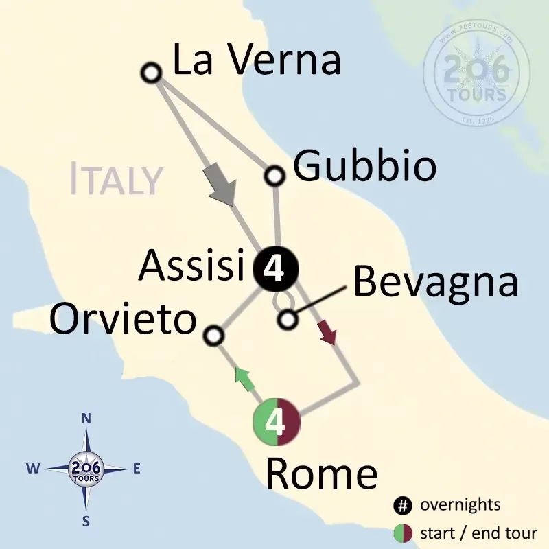 pilgrimage map
