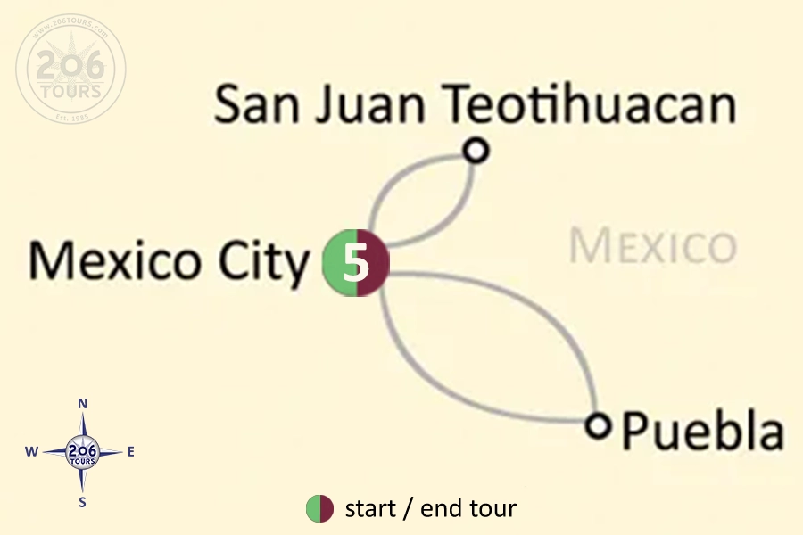 pilgrimage map