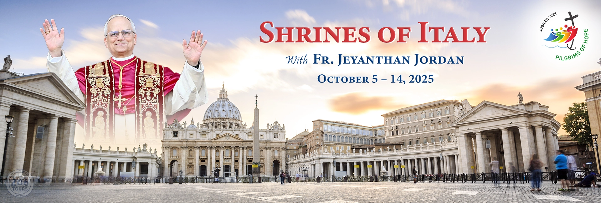 Fr. Jeyanthan Jordan Shrines of Italy Pilgrimage