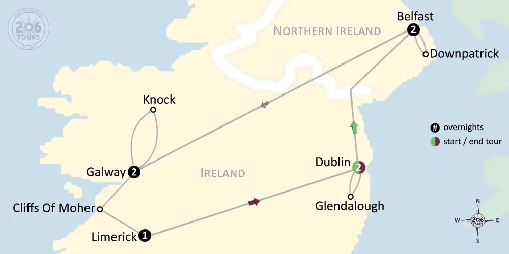 pilgrimage map