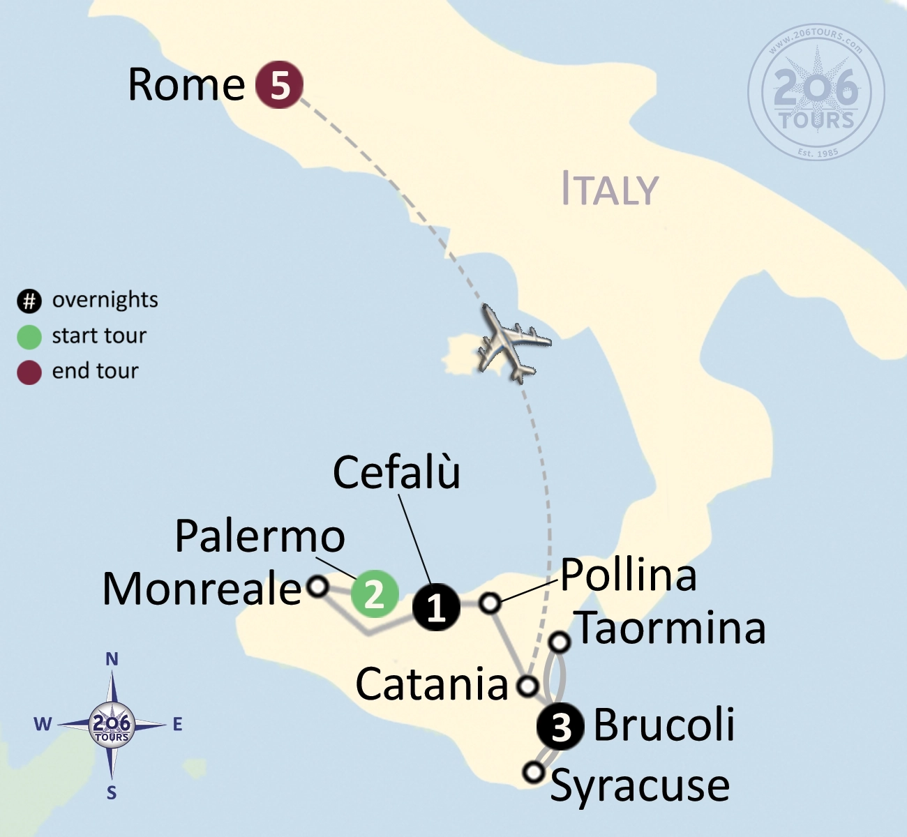 pilgrimage map