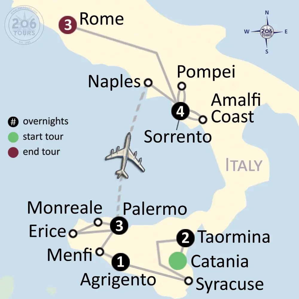 pilgrimage map