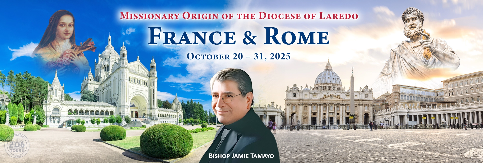 Bishop Jamie Tamayo France & Rome Pilgrimage