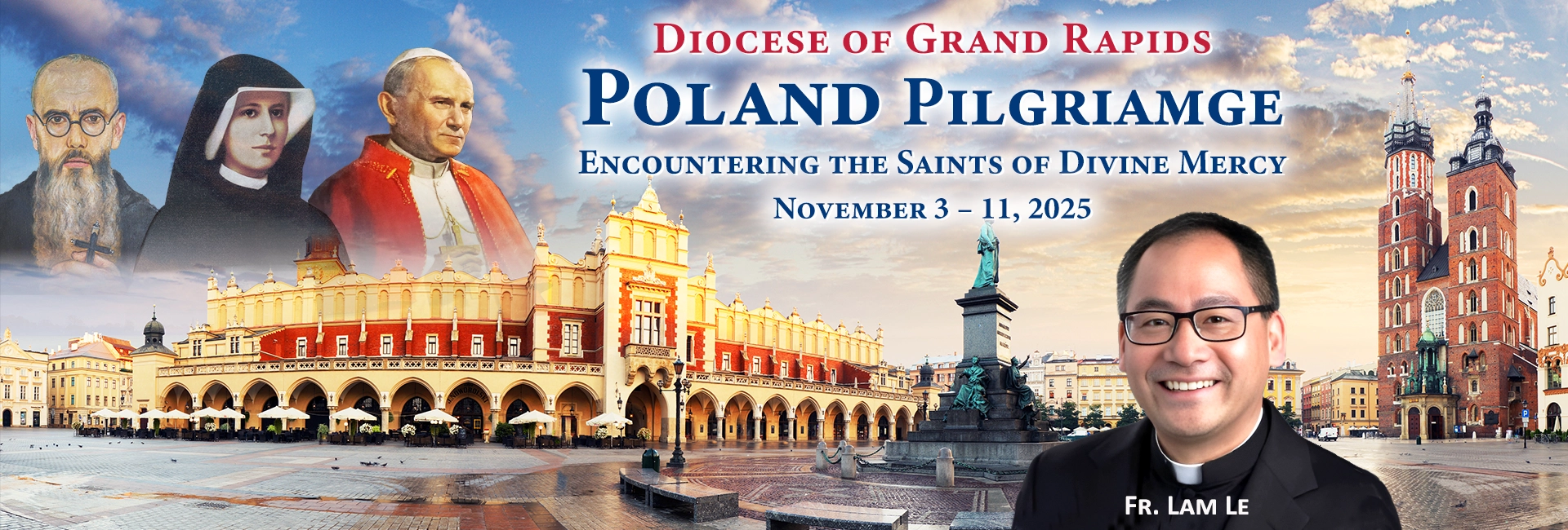 Fr. Lam Le & Pattie Reynolds Poland Pilgrimage