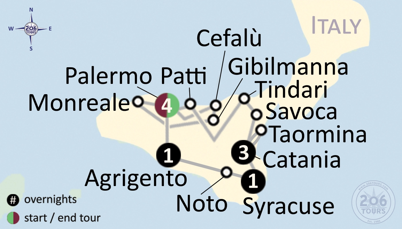 pilgrimage map
