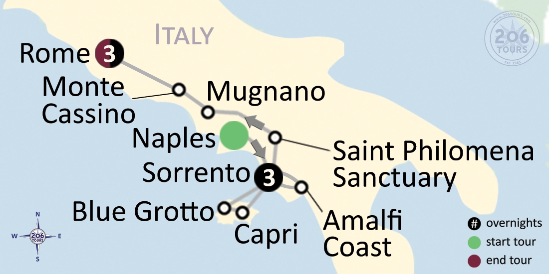pilgrimage map