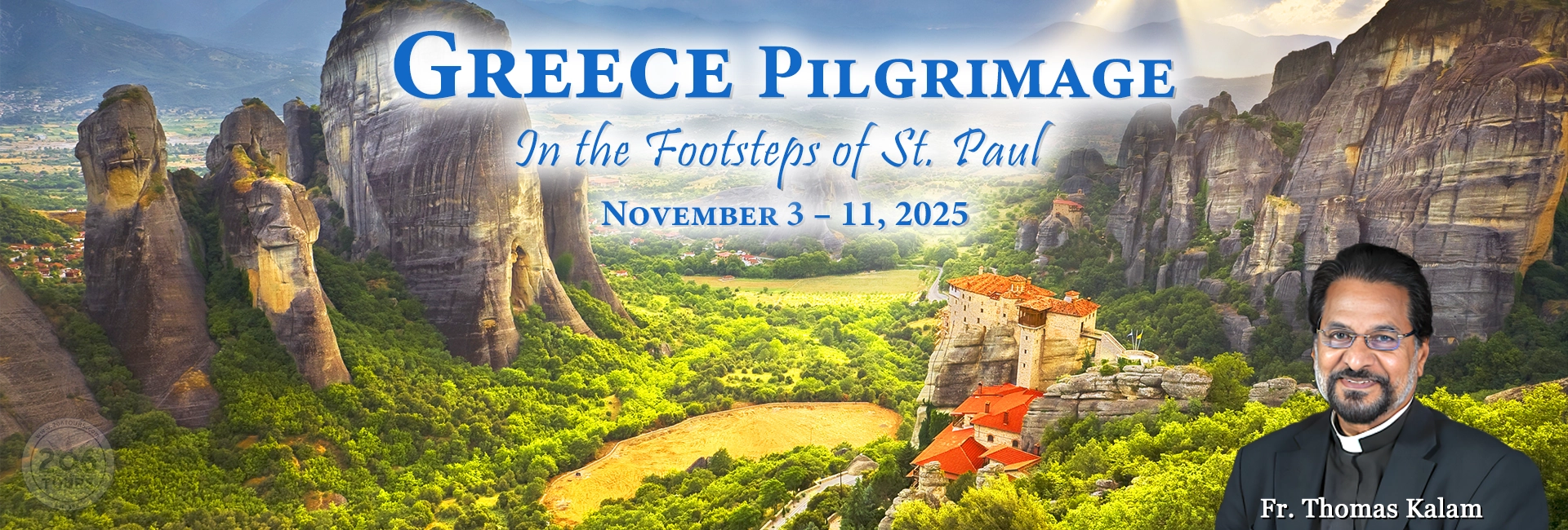 Fr. Thomas Kalam & Theresa Klug Greece Pilgrimage
