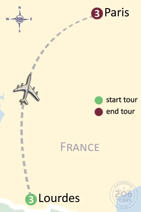 pilgrimage map