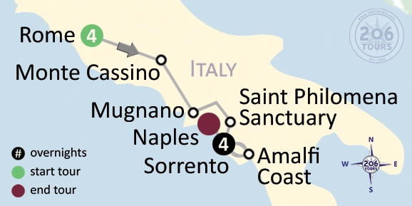 pilgrimage map