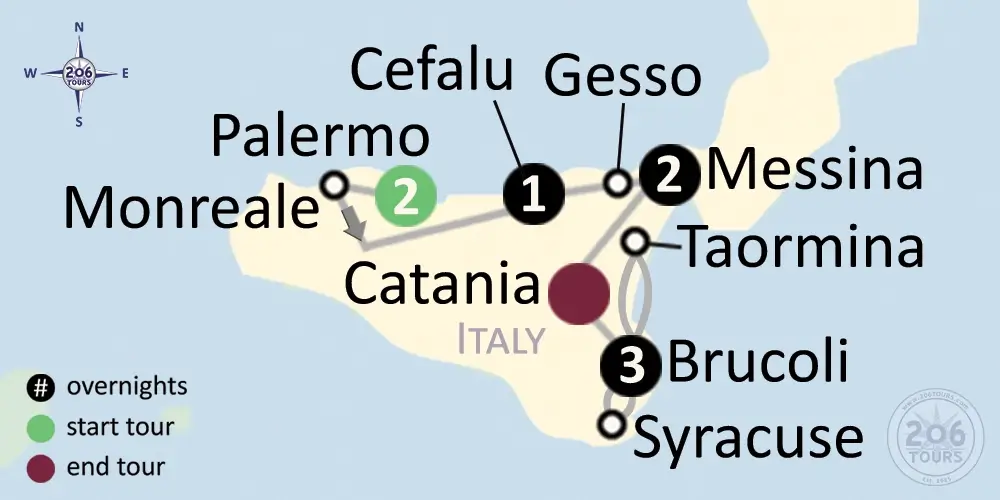 pilgrimage map