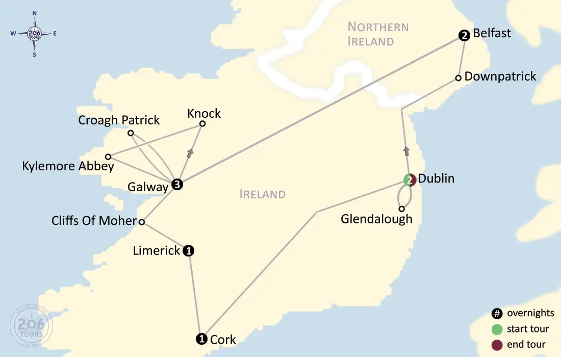 pilgrimage map