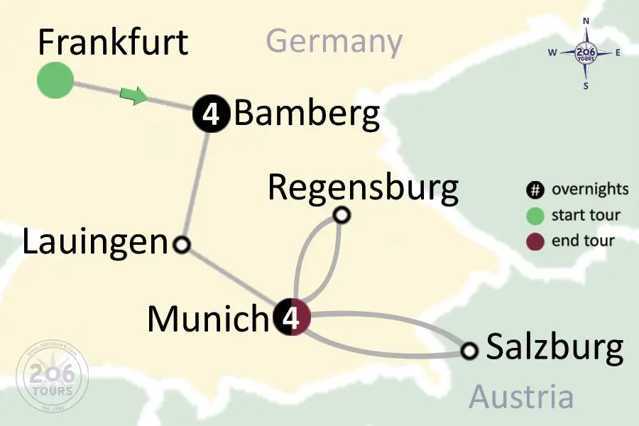 pilgrimage map