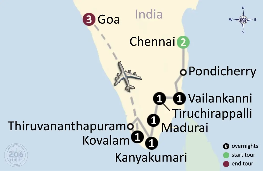 pilgrimage map