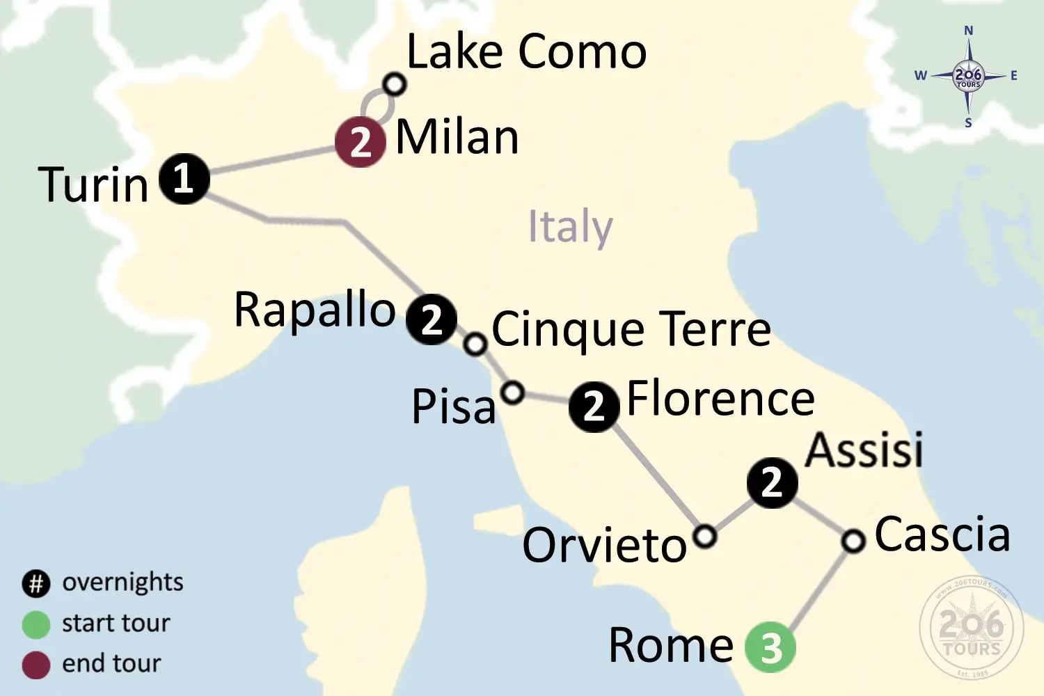 pilgrimage map