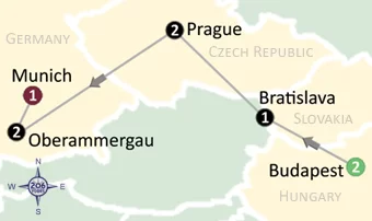 pilgrimage map