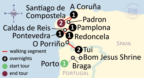 pilgrimage map