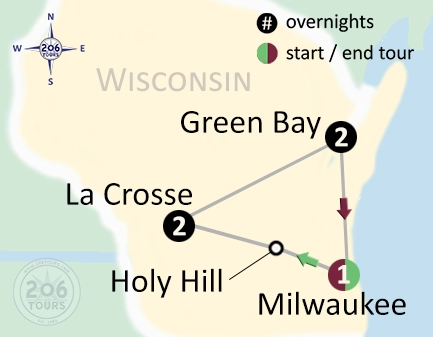 pilgrimage map
