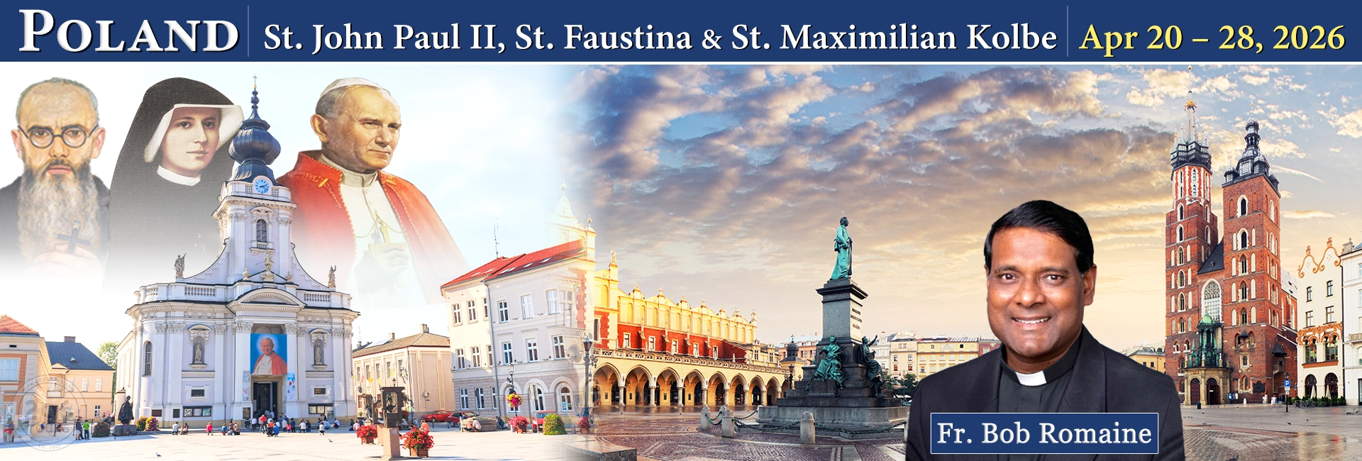 Fr. Bob Romaine & Sandy Holcomb Poland Pilgrimage