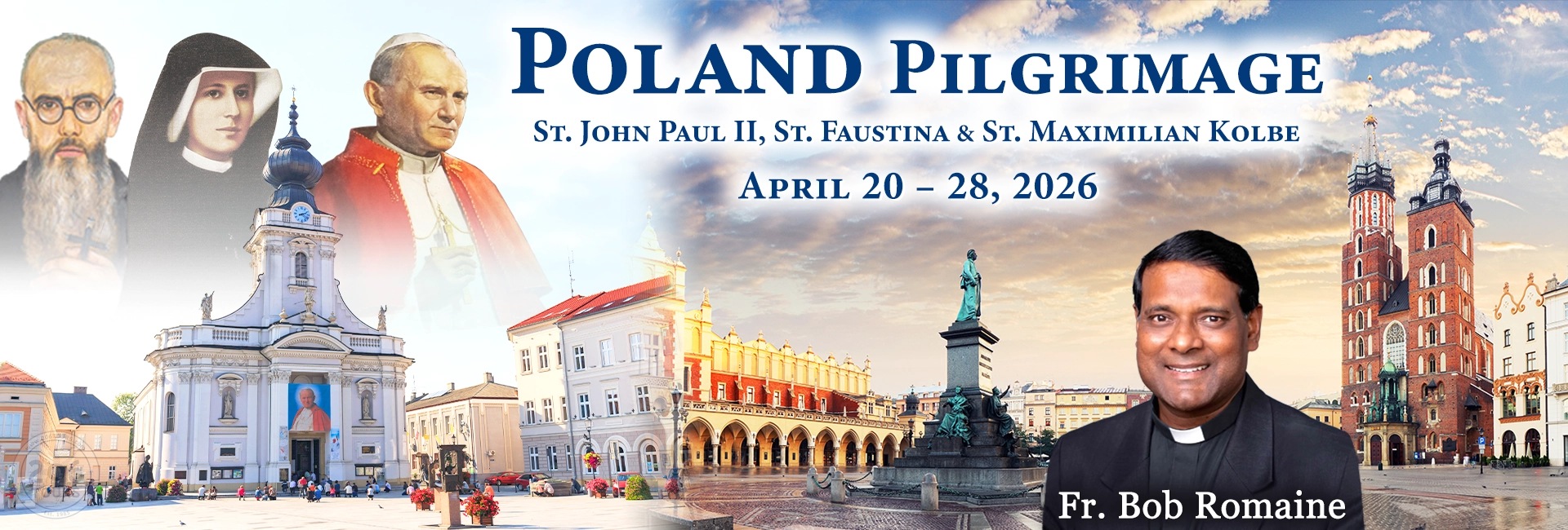 Fr. Bob Romaine & Sandy Holcomb Poland Pilgrimage