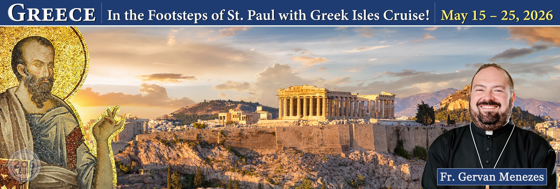 Fr. Gervan Menezes Greece Pilgrimage